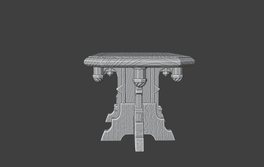 AntiqueGothic Table 1 3D print model_12