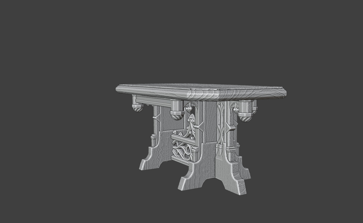 AntiqueGothic Table 1 3D print model_13