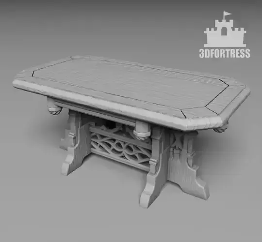 AntiqueGothic Table 1 3D print model