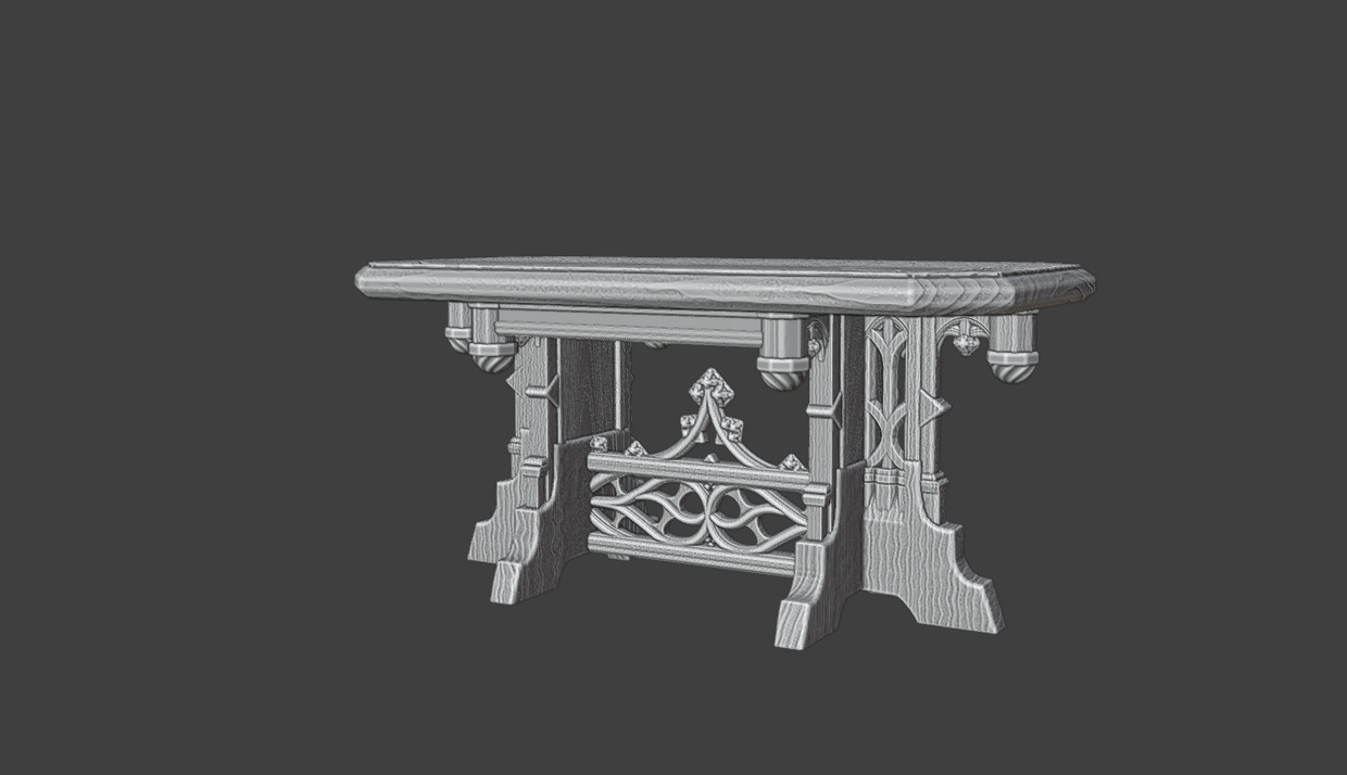 AntiqueGothic Table 1 3D print model_14