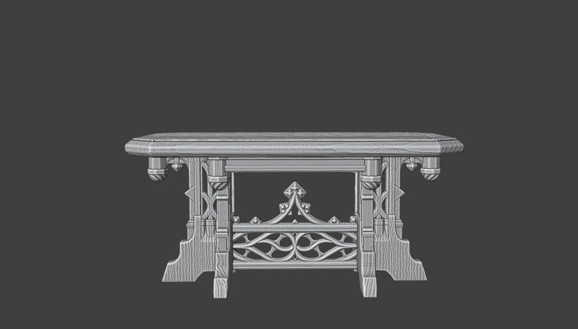 AntiqueGothic Table 1 3D print model_3
