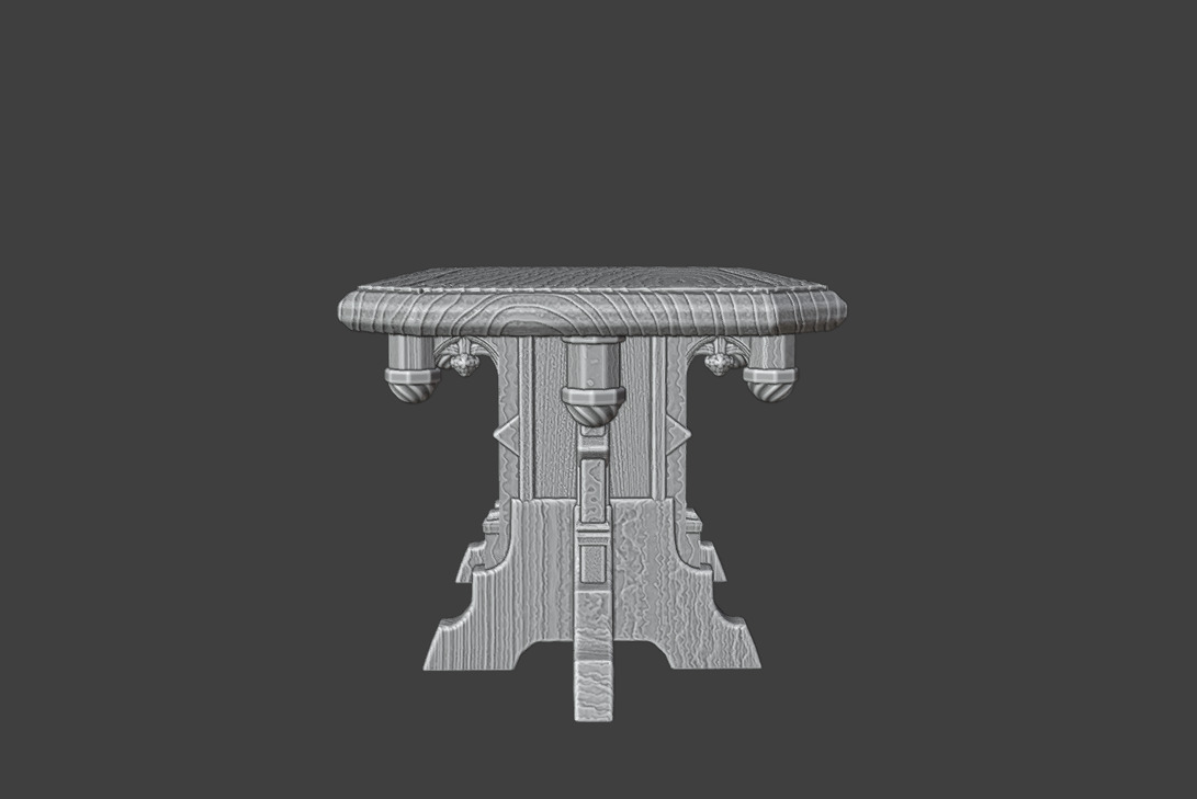 AntiqueGothic Table 1 3D print model_6