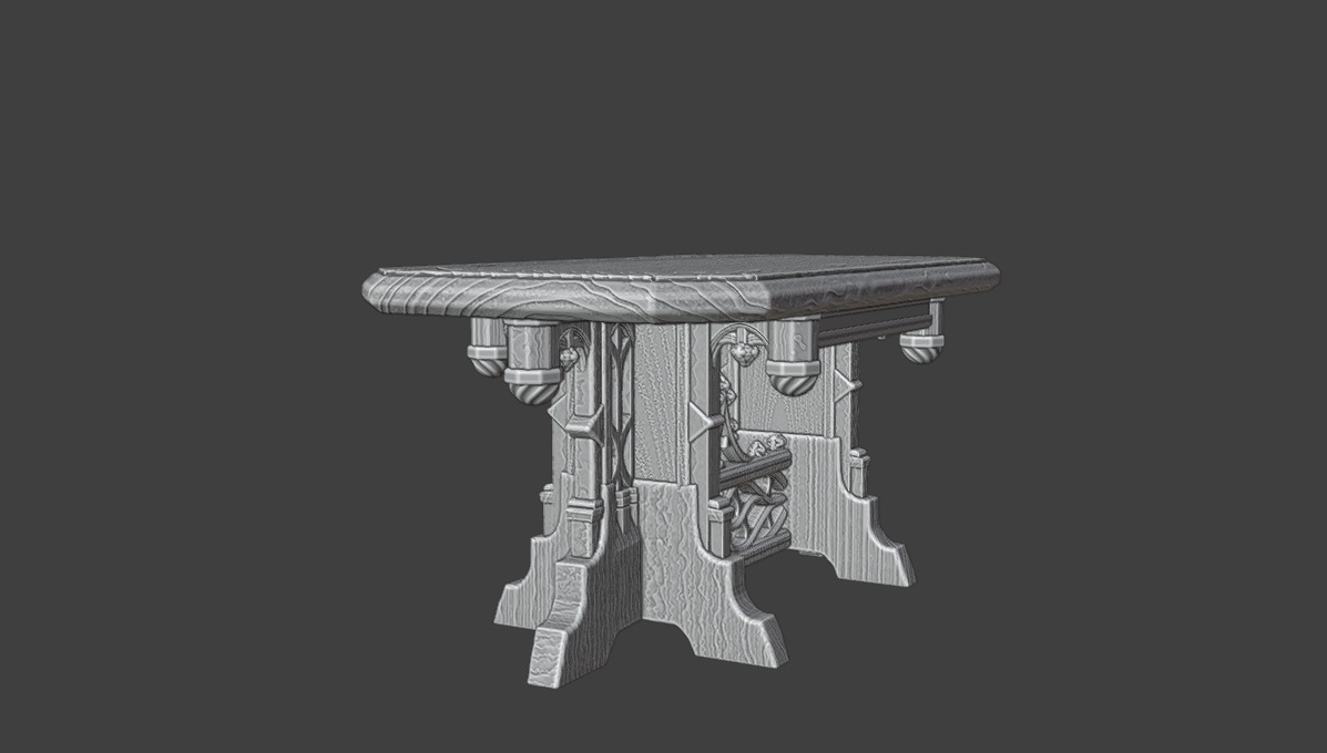 AntiqueGothic Table 1 3D print model_11