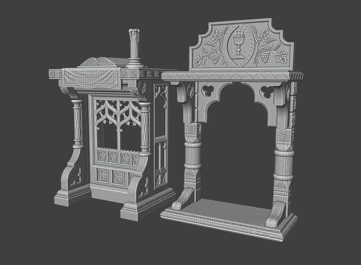 2 credence tables 3D print model_13