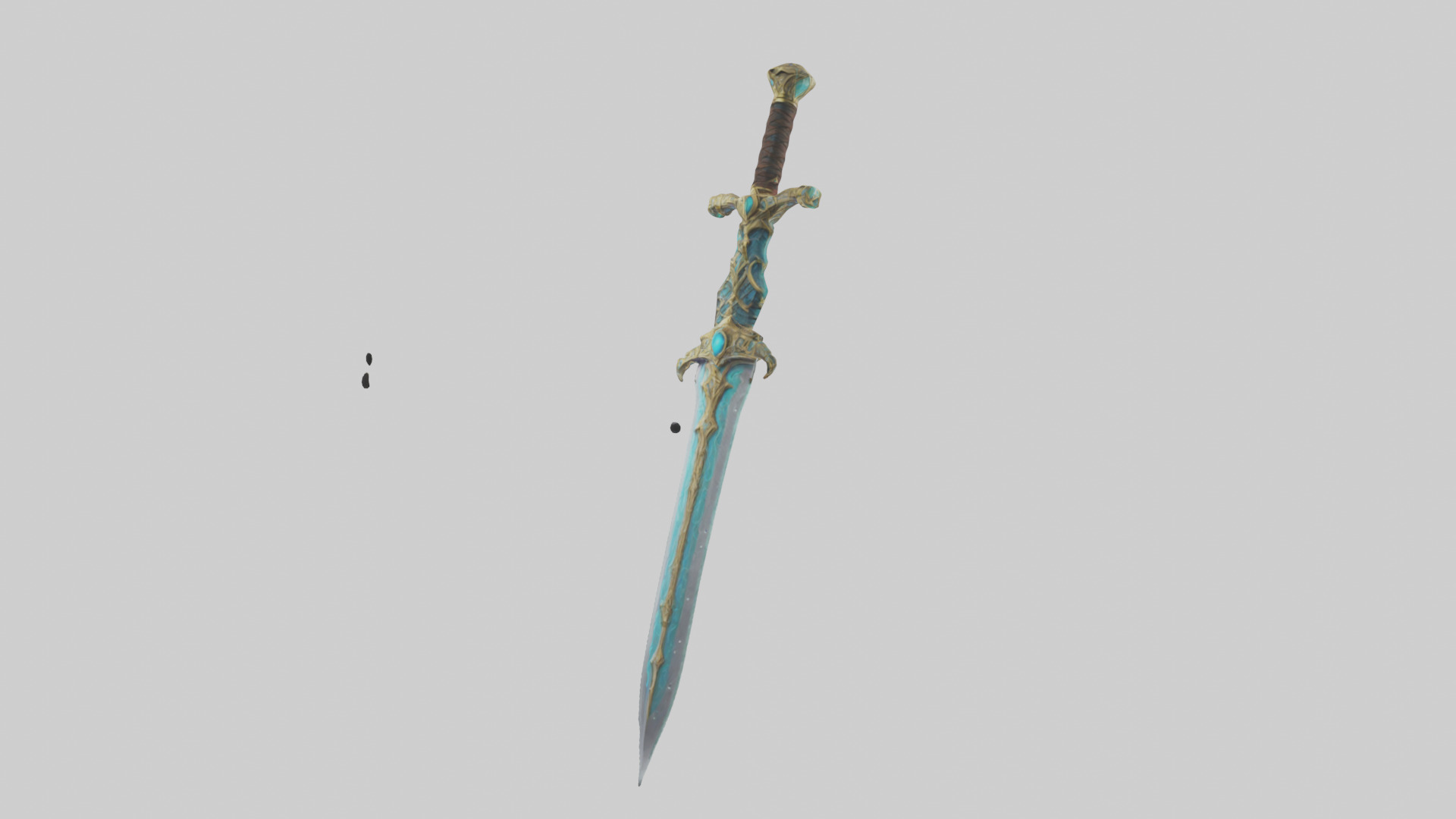 Sword of the Ancients model Low-poly 3D model_1