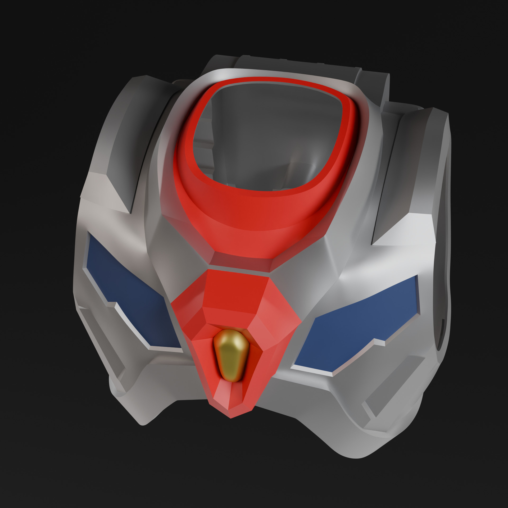 Denkou Choujin Gridman or Superhuman Samurai Syber Squad Armor 3D print model_3