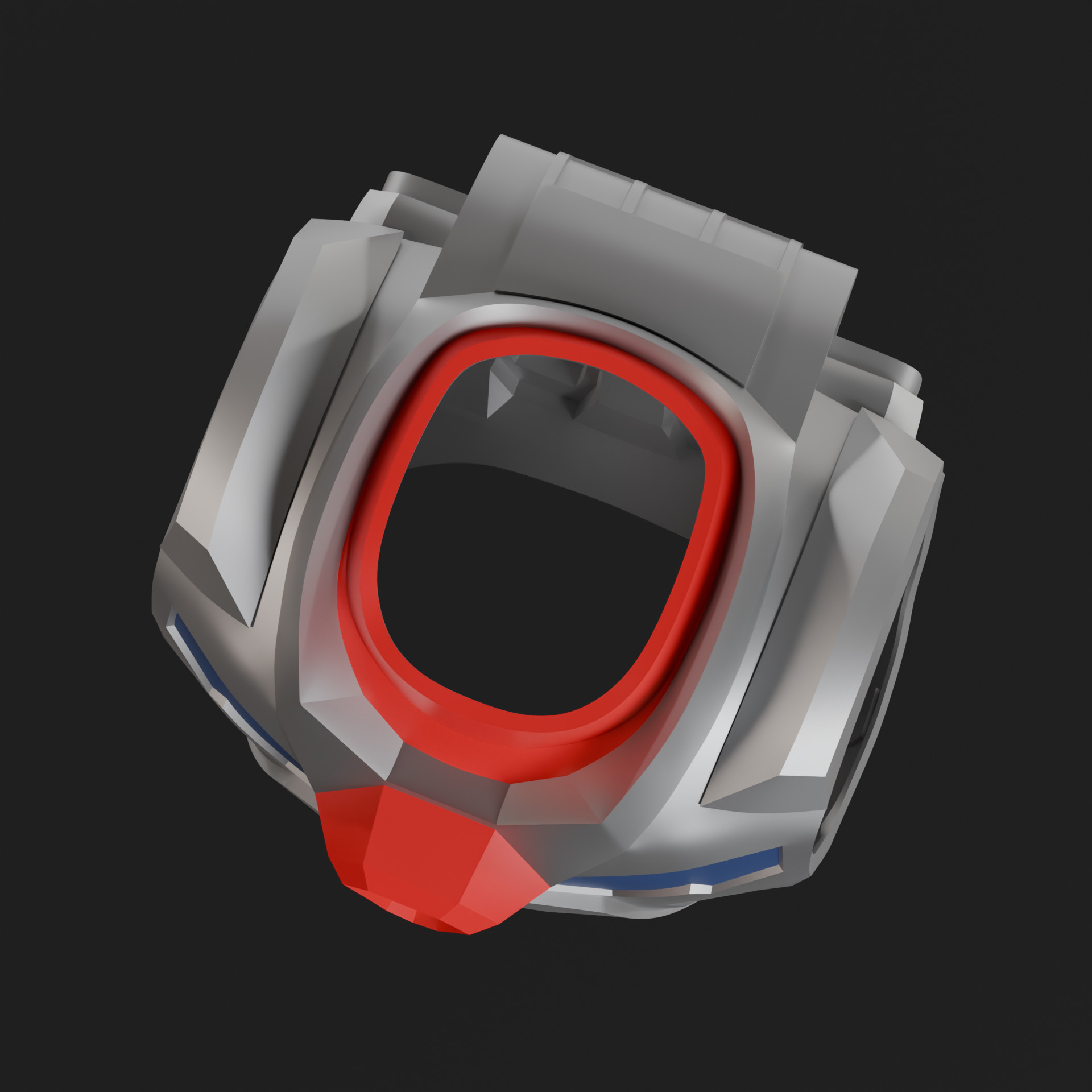 Denkou Choujin Gridman or Superhuman Samurai Syber Squad Armor 3D print model_6