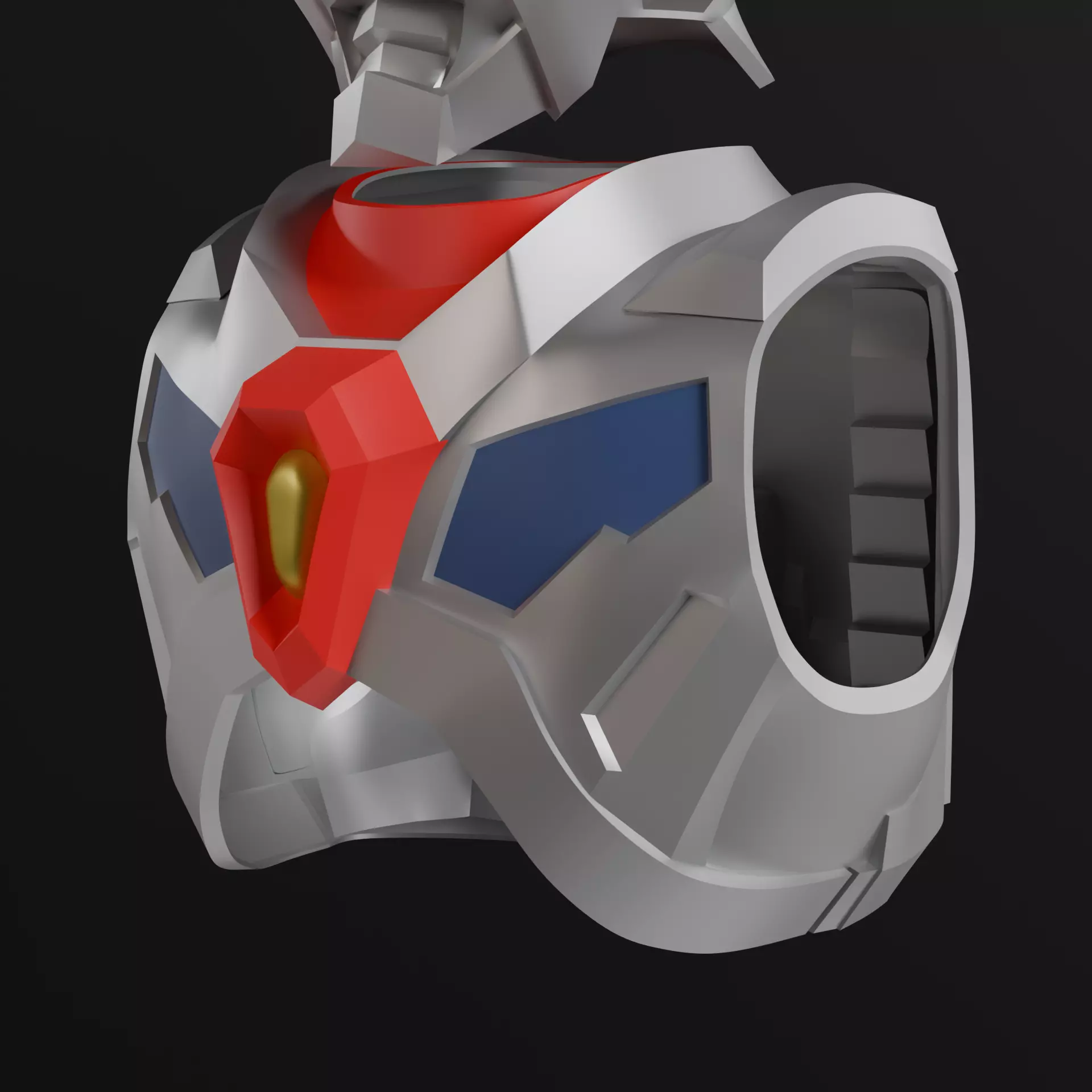 Denkou Choujin Gridman or Superhuman Samurai Syber Squad Armor 3D print model_0