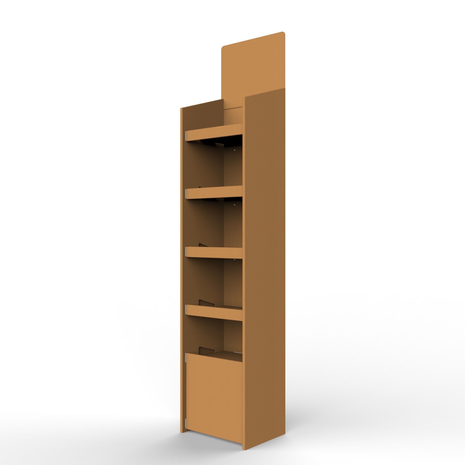 Point of Sale Cardboard Display Stand Texture_2