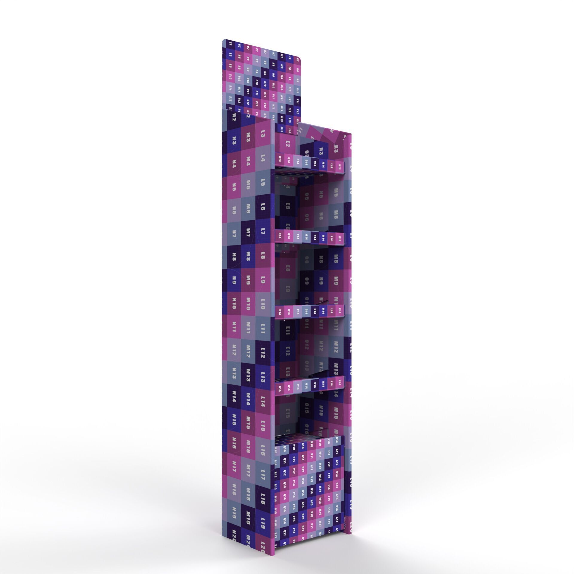 Point of Sale Cardboard Display Stand Texture_6