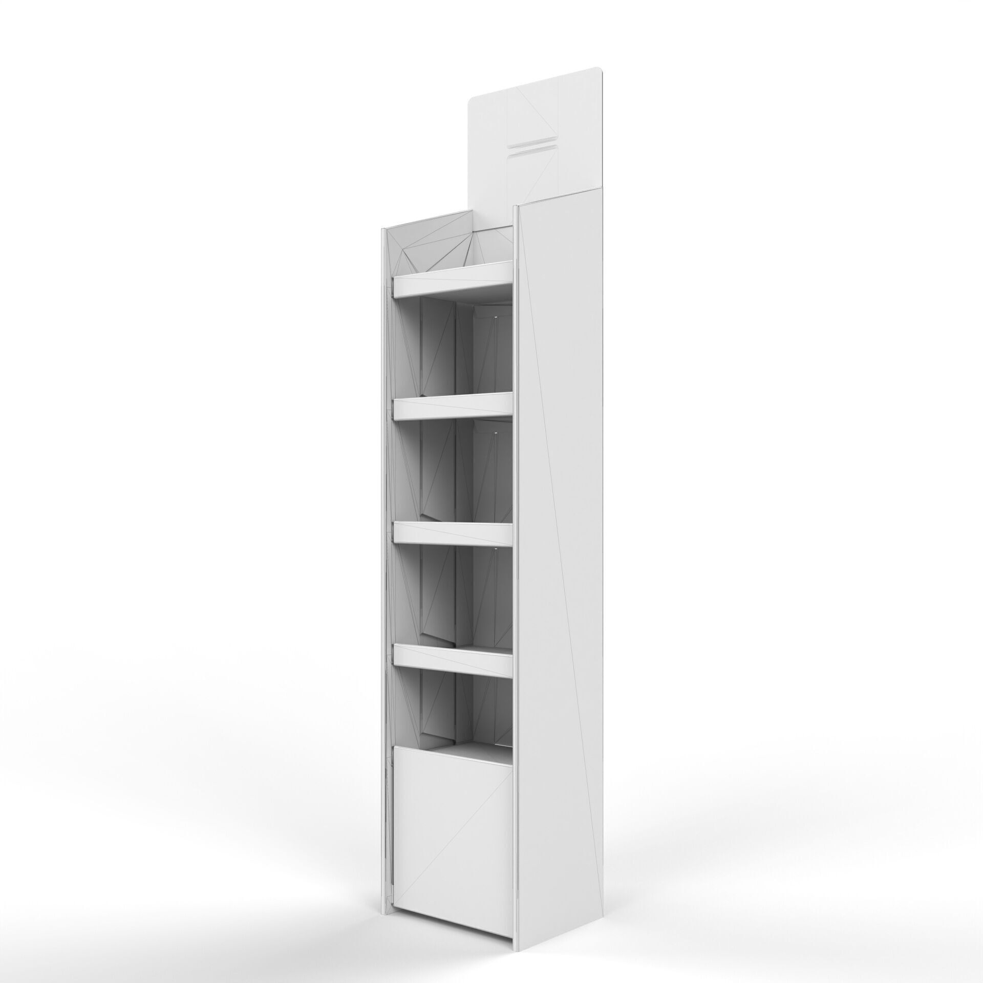 Point of Sale Cardboard Display Stand Texture_5