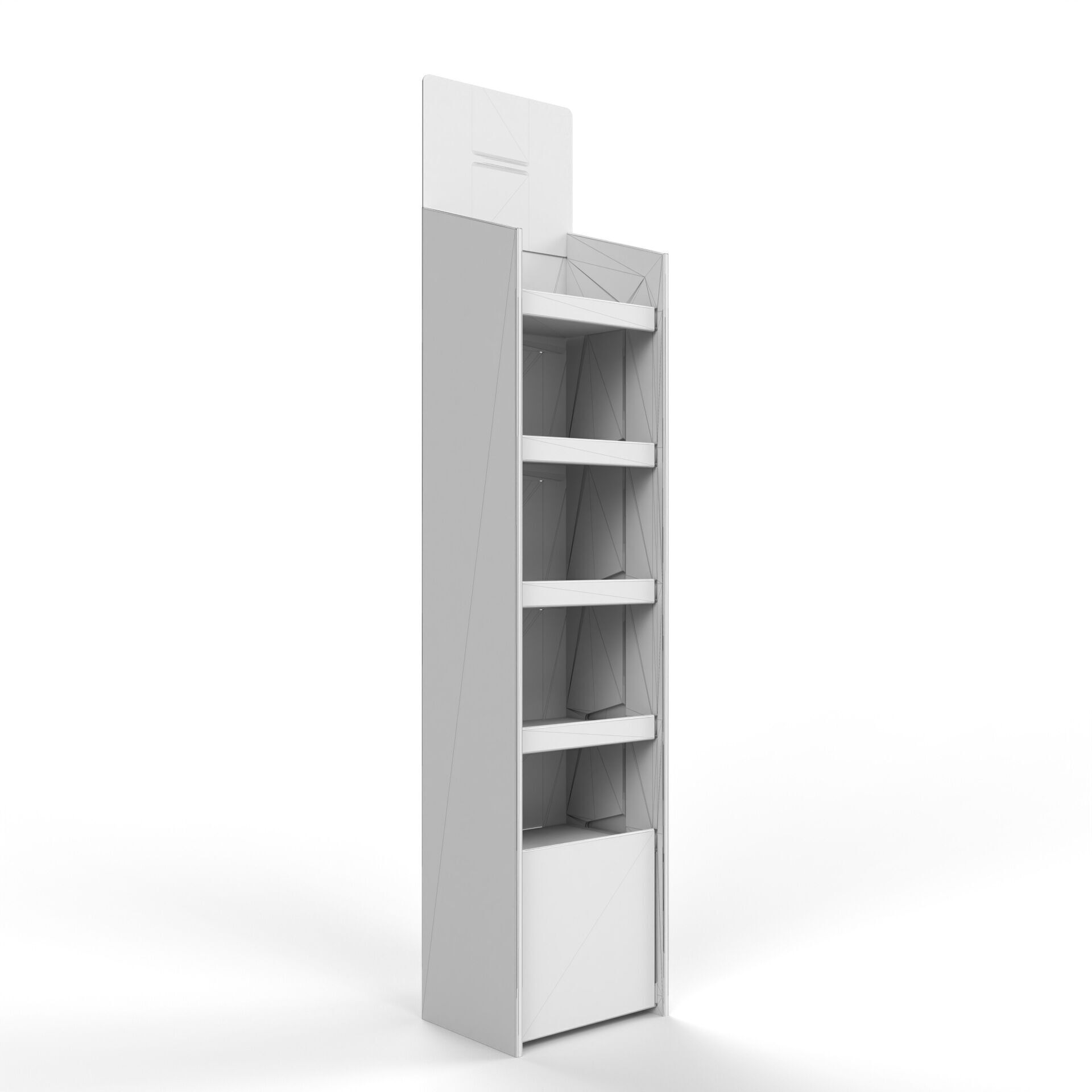 Point of Sale Cardboard Display Stand Texture_3