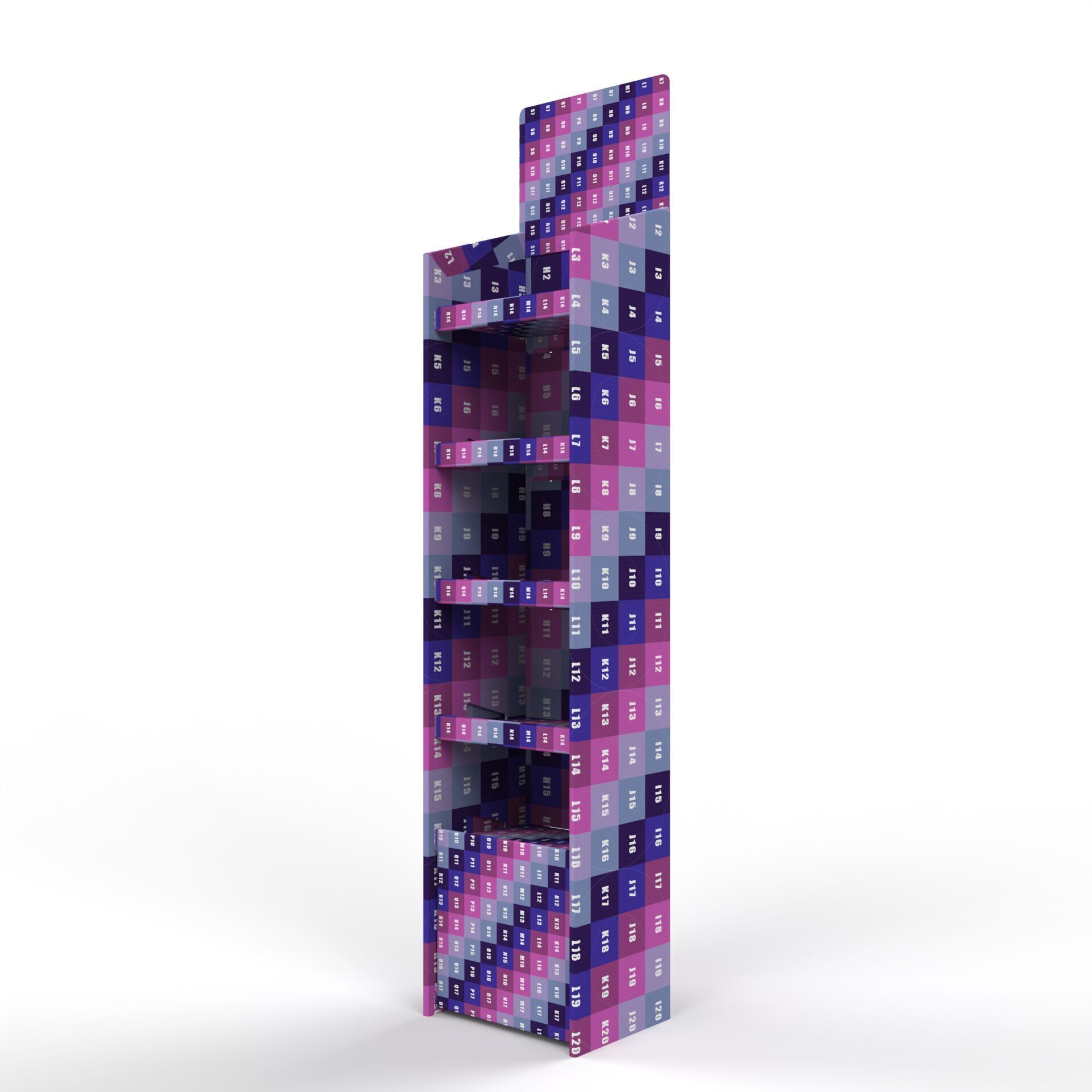 Point of Sale Cardboard Display Stand Texture_8