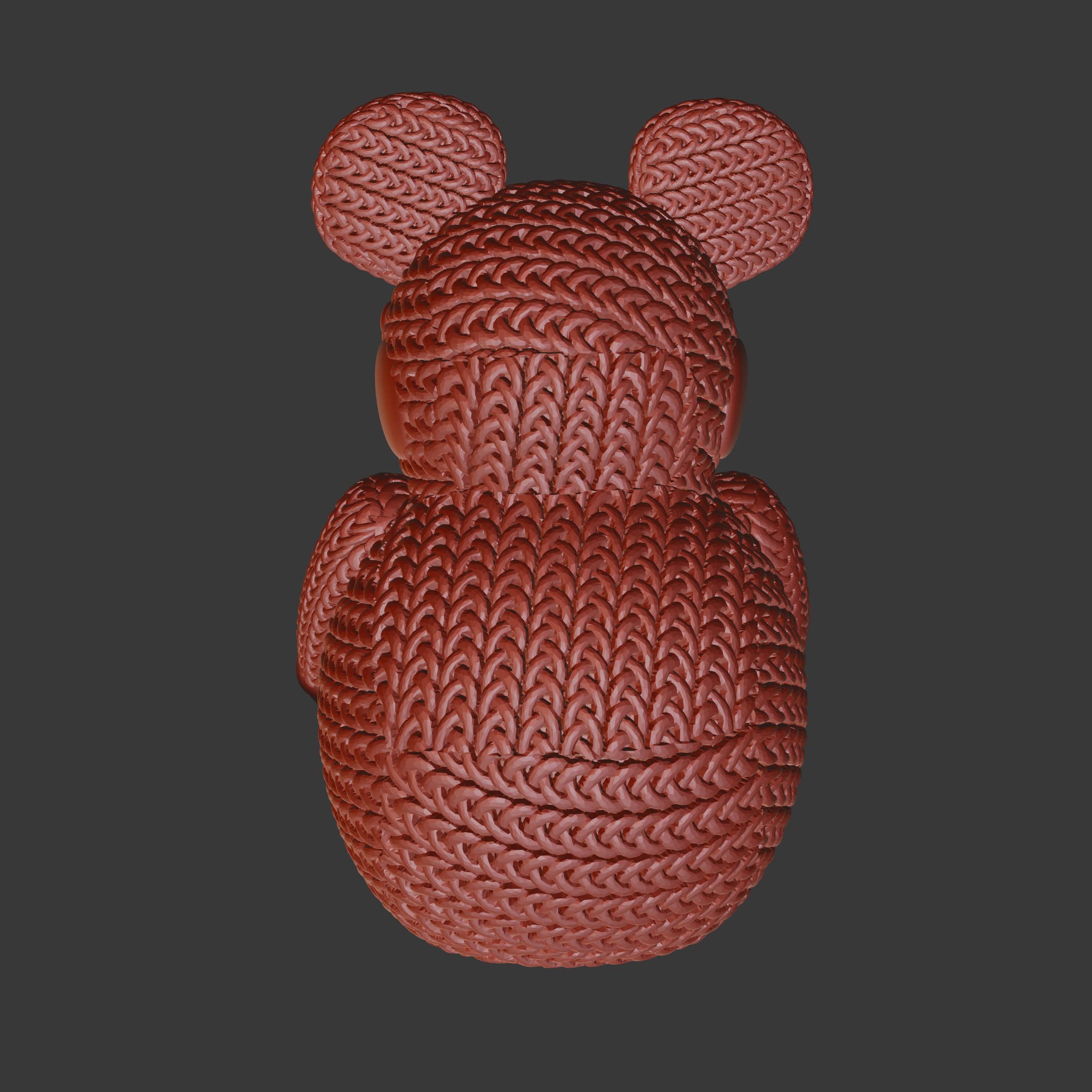 knitted Rat 3D print model_3