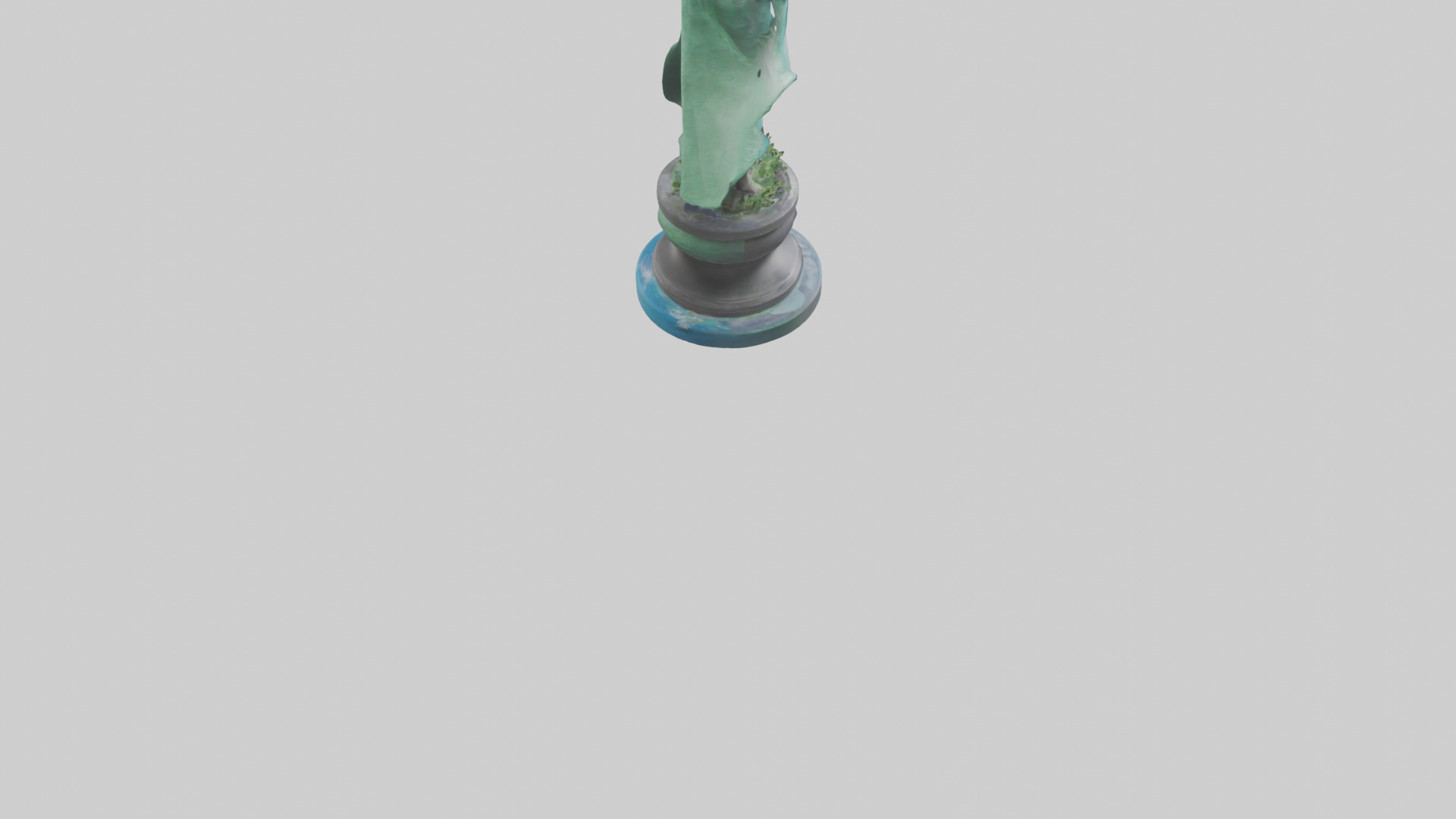 Climate Protector Statue model 3D model_4