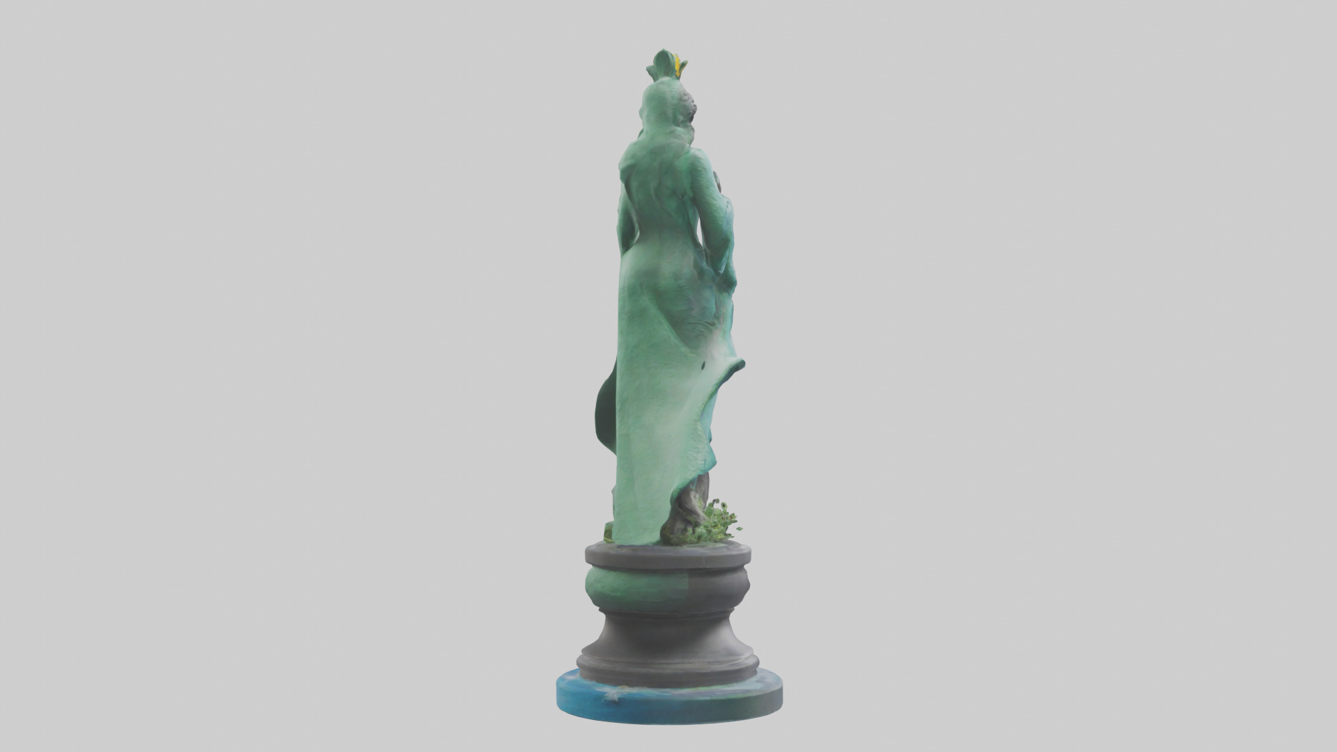 Climate Protector Statue model 3D model_2