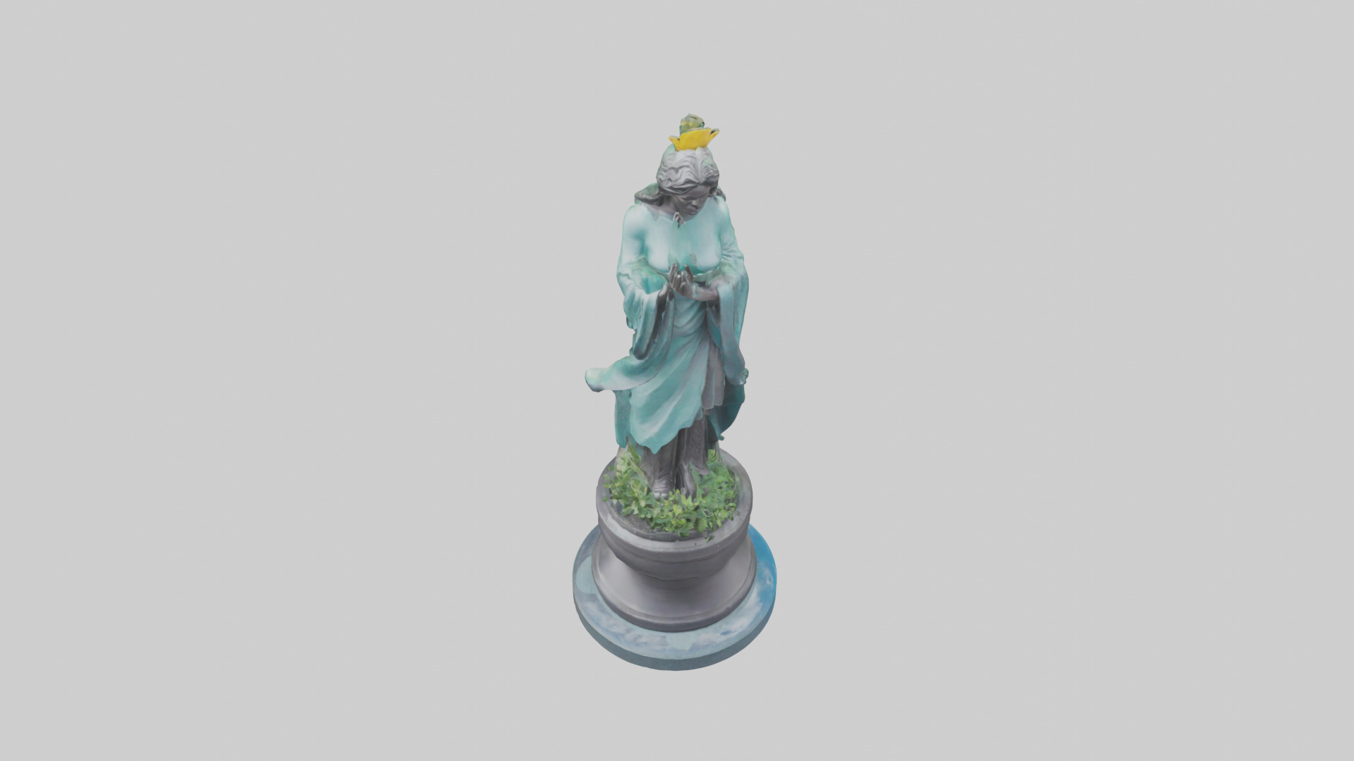 Climate Protector Statue model 3D model_16