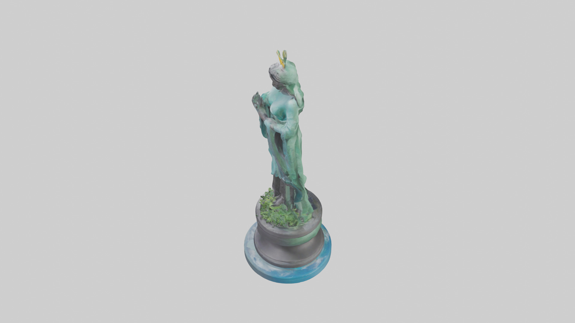 Climate Protector Statue model 3D model_17