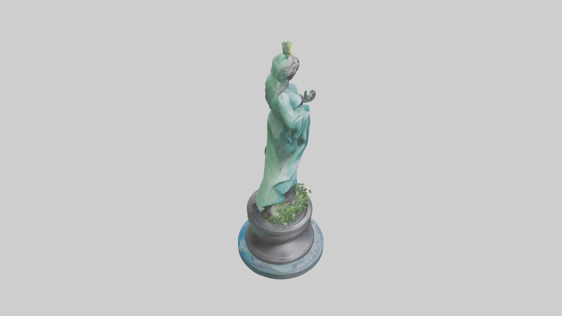 Climate Protector Statue model 3D model_18