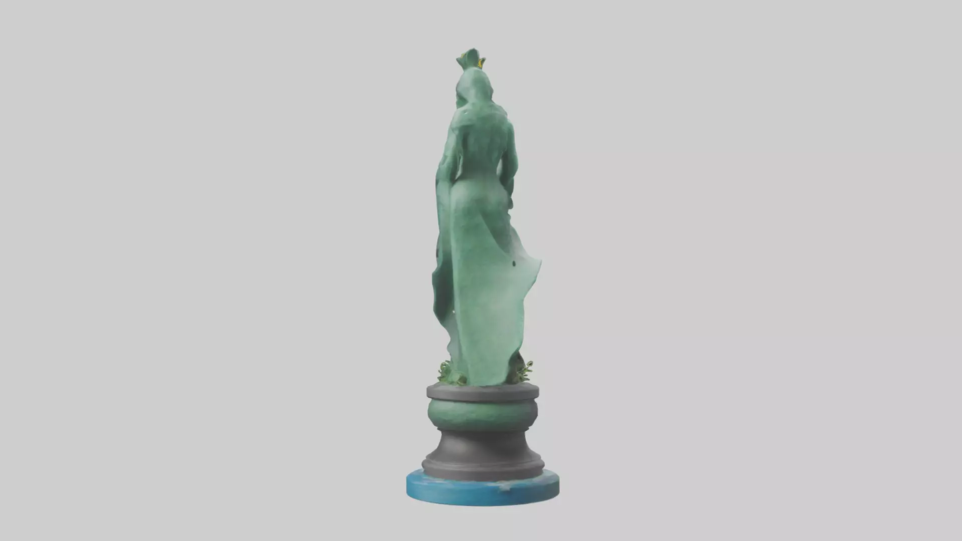 Climate Protector Statue model 3D model_0