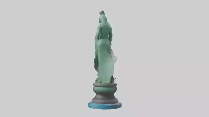 Climate Protector Statue model
