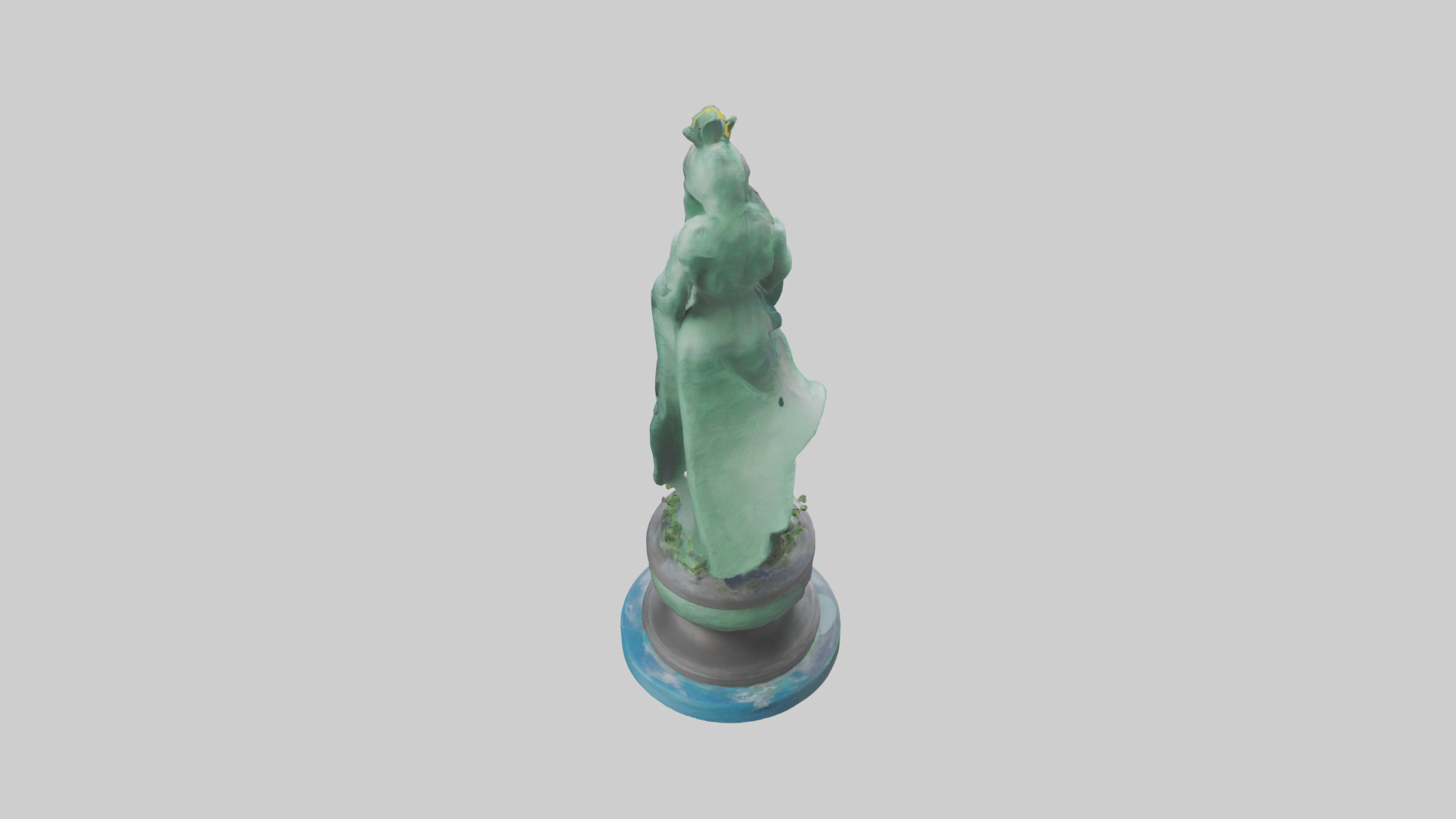 Climate Protector Statue model 3D model_15