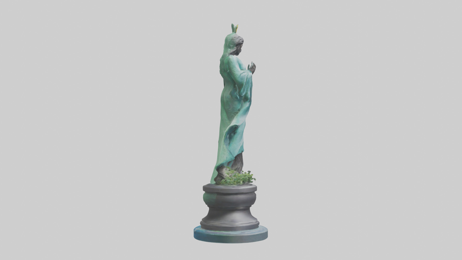 Climate Protector Statue model 3D model_13