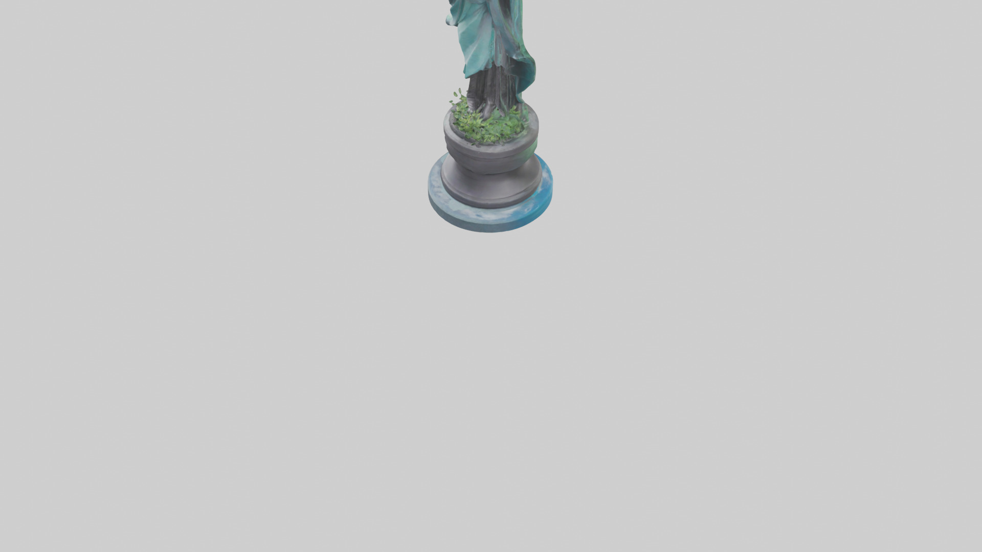 Climate Protector Statue model 3D model_5