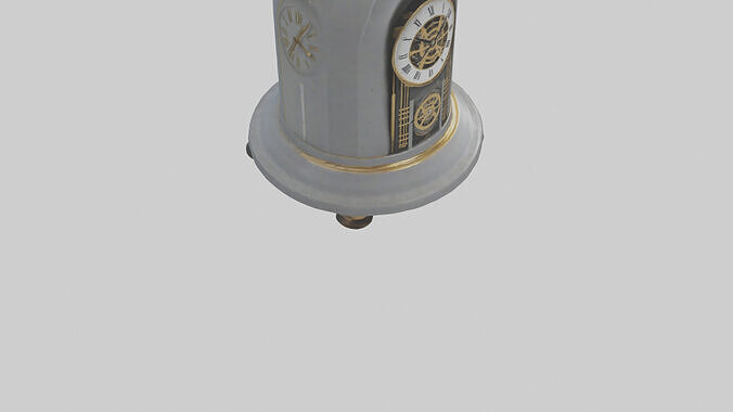 Clock model 3D model 7