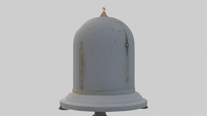 Clock model 3D model 2