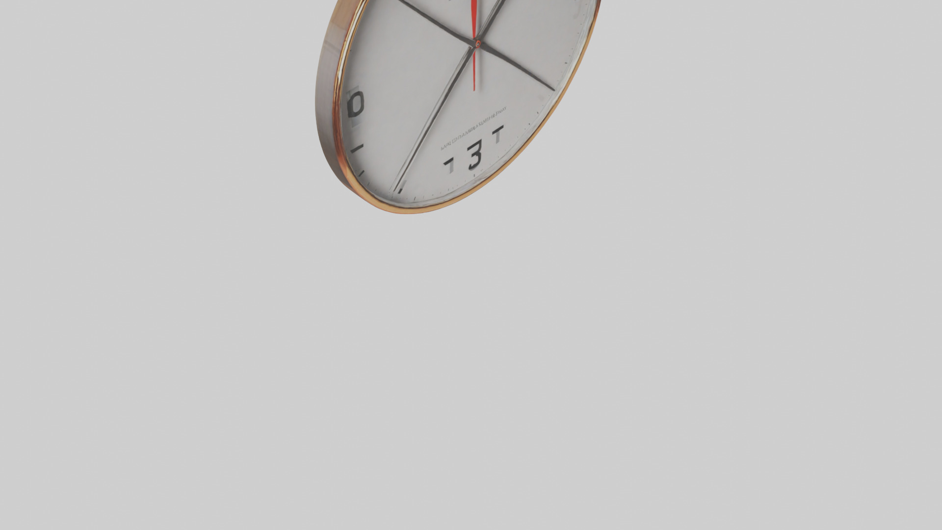 Clock with Calendar Feature model 3D model_6
