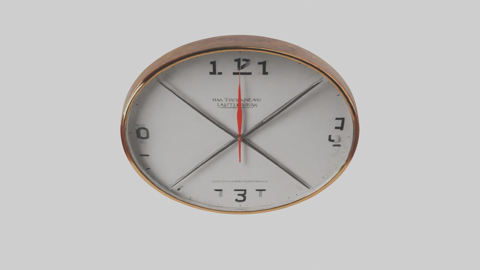 Clock with Calendar Feature model 3D model_13
