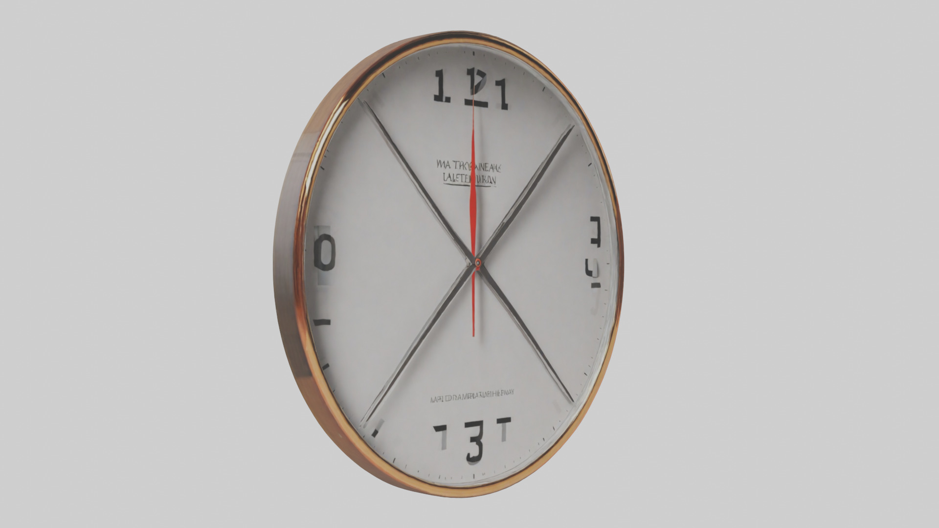 Clock with Calendar Feature model 3D model_16