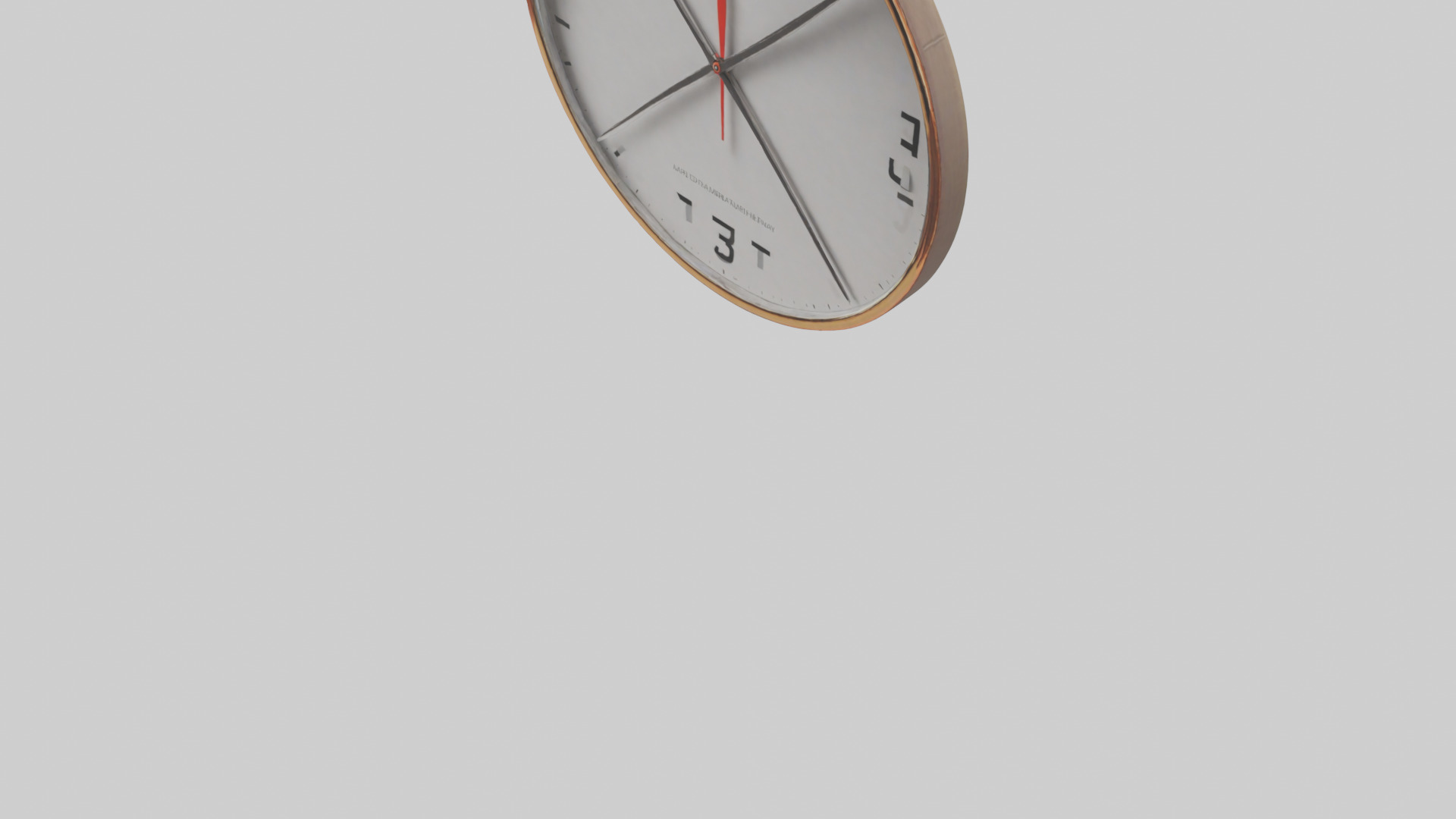 Clock with Calendar Feature model 3D model_3