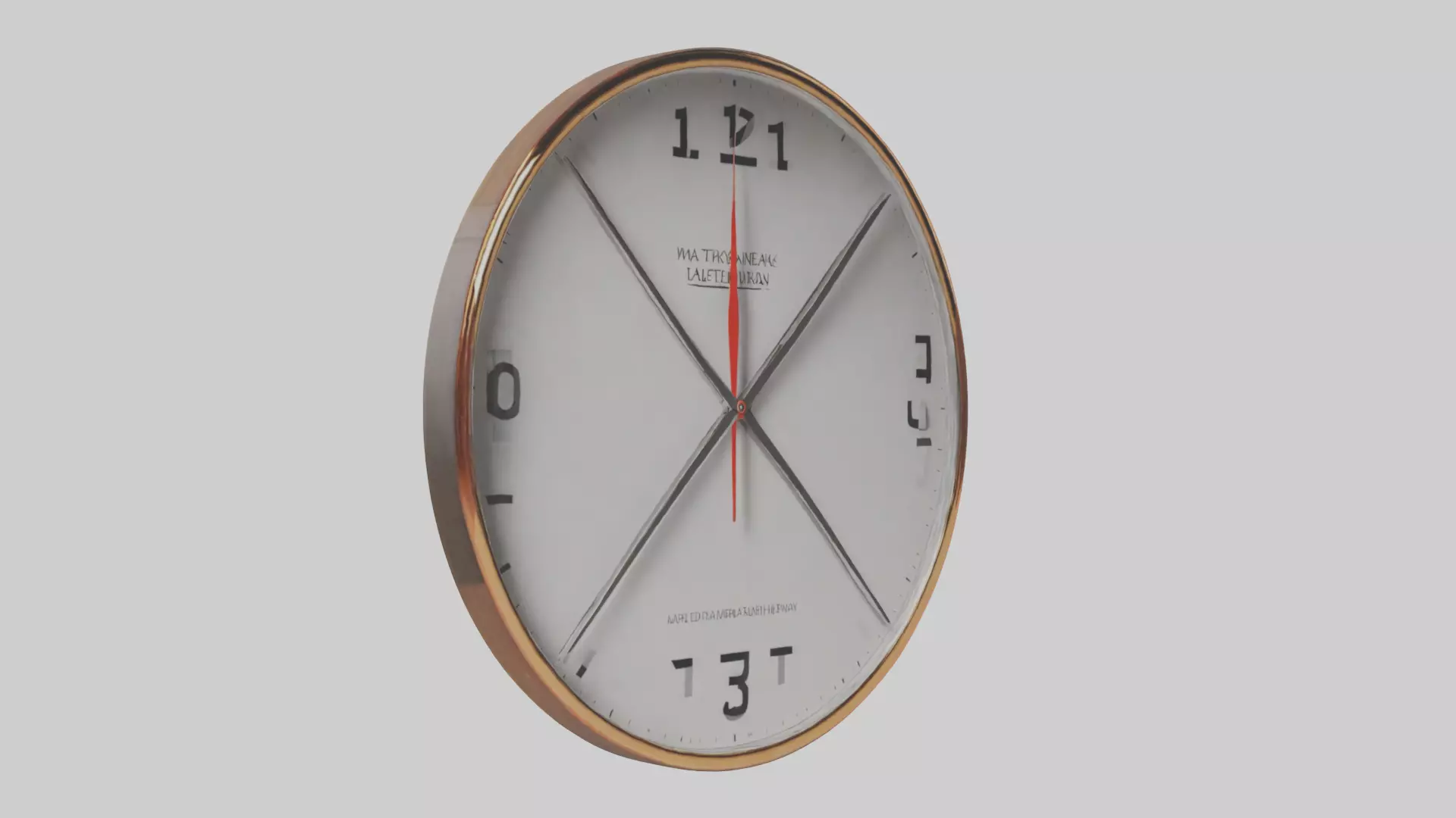Clock with Calendar Feature model 3D model_0