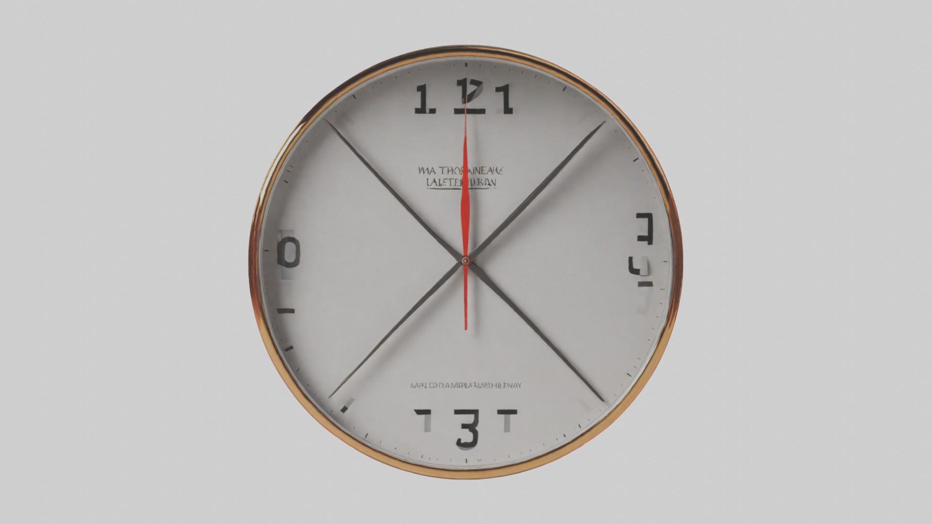 Clock with Calendar Feature model 3D model_4
