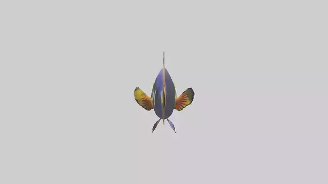 Clown Triggerfish darting model