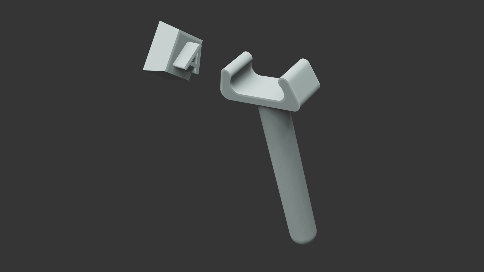 Craft Stamps font 3D print model_1