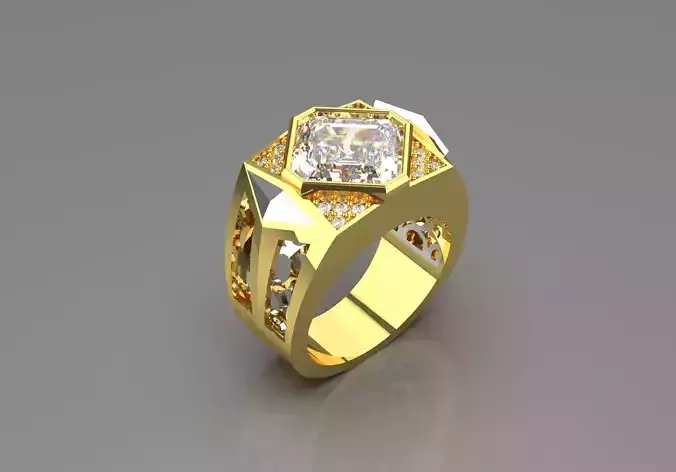 man diamond ring mr0068