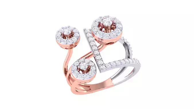  Women Ring MTL 3dm STL OBJ FBX Details