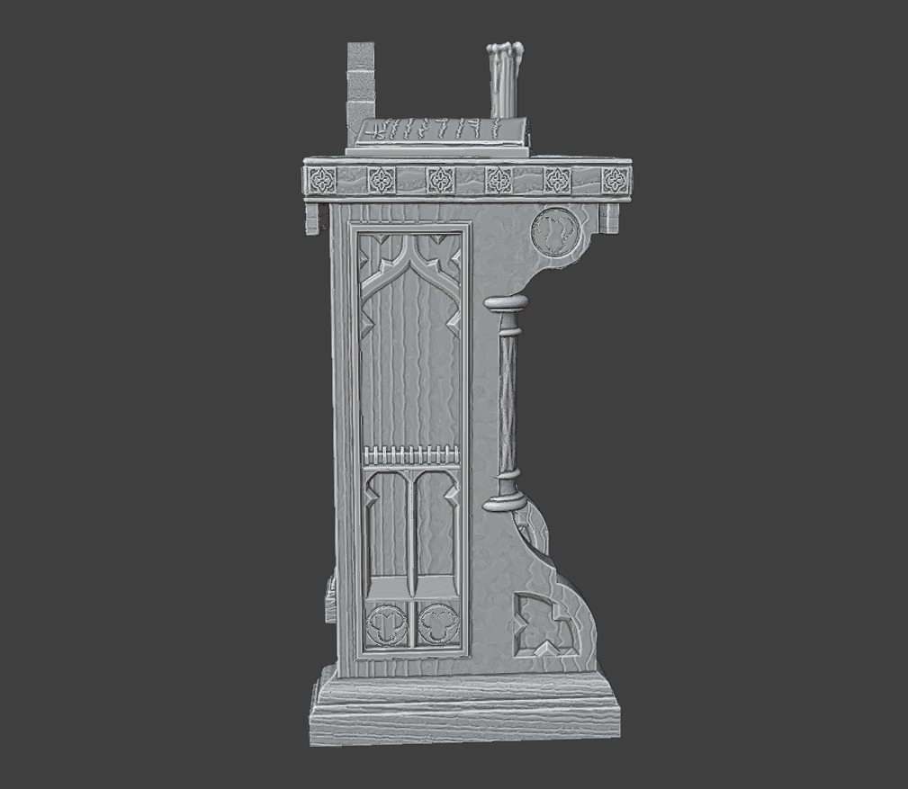 Gothic furniture 3D Model Collection_13