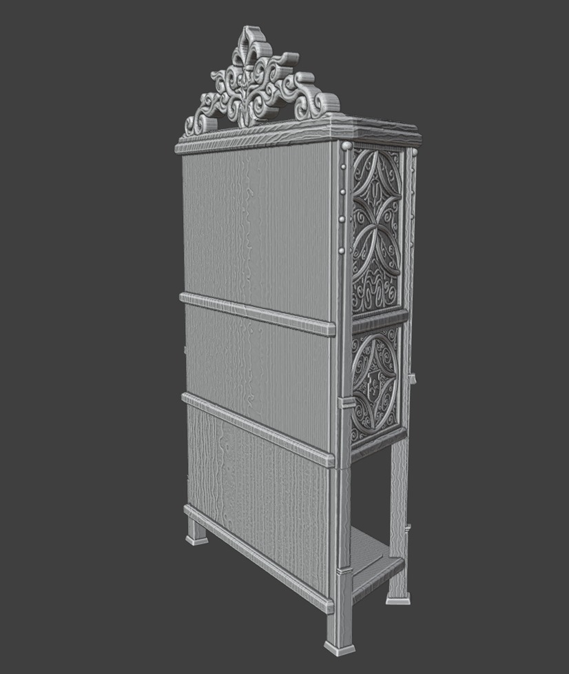 Gothic furniture 3D Model Collection_16