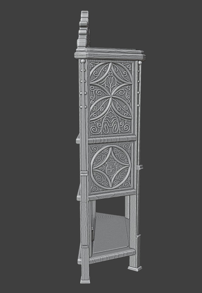 Gothic furniture 3D Model Collection_23