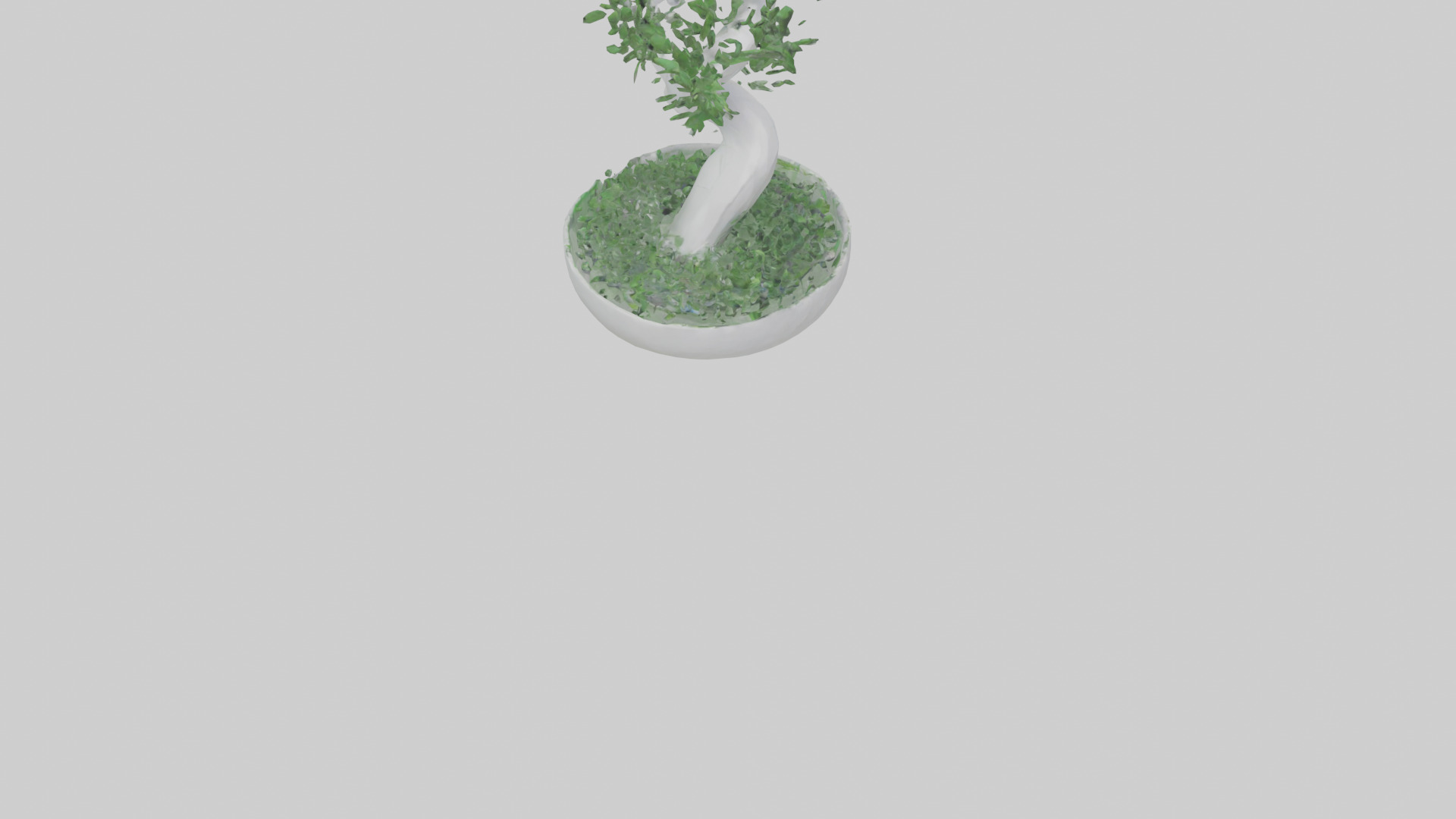 EcoFriendly Future Statue model Low-poly 3D model_6