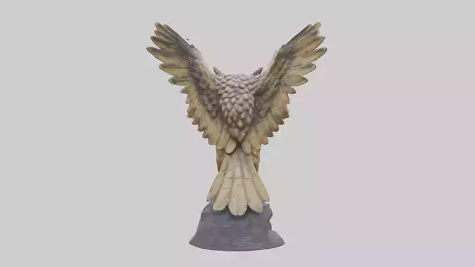 Eagle Owl statue model