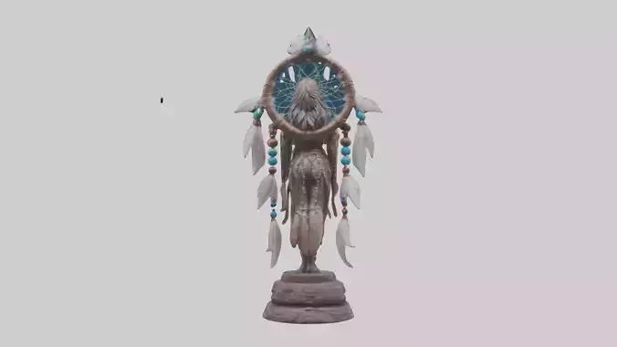 Dreamcatcher Guardian statue model