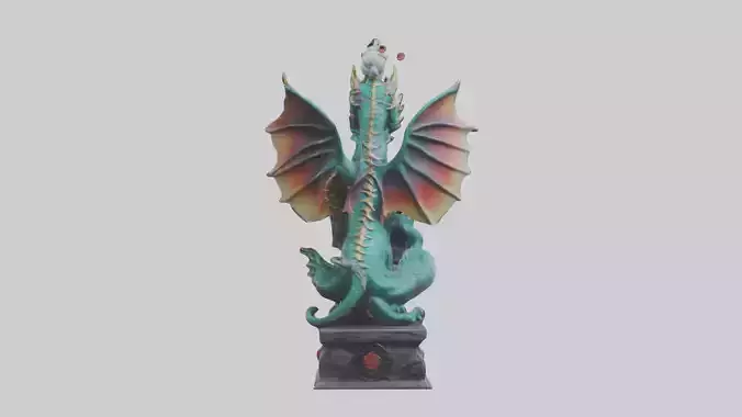 Dragon Empress statue model