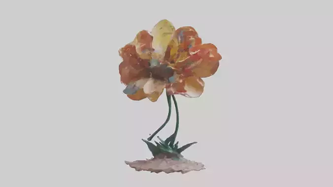 Dancing Flower Sculpture model