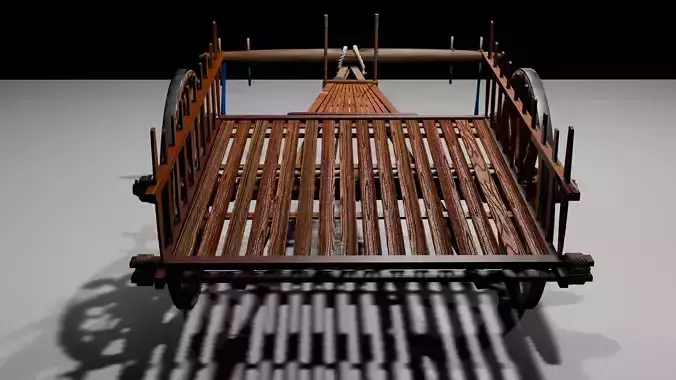 MyanmarCart Fbx and Texture