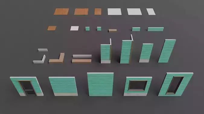 Modular Wooden House Kit